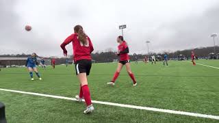 CSA U14 ECNL National Girls vs VDA 09 ECNL 012223 Final Scored 31 [upl. by Eldridge790]