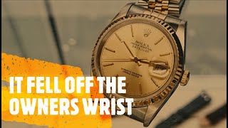 Rolex Watch Service  16233 Worn until it fell off the wrist [upl. by Lieberman]