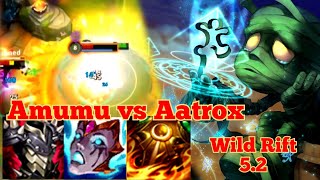 Amumu Top vs Aatrox  Wild Rift 52 Baron Lane [upl. by Perpetua277]