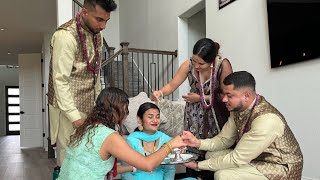 Bhai Tika in Dallas Nepali USA tihar dipawali hindu culture [upl. by Yasu]