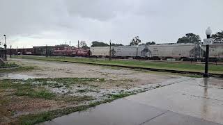 Trains in Galesburg Illinois May 272024 [upl. by Ilek]