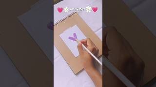 Easy Polaroid Painting 💗tohasartandcrafts youtube youtubeshorts painting easy flowers [upl. by Reehsab]