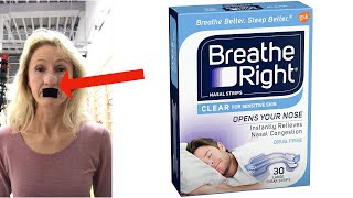 Breathe Right strip review  my choice for BEST REST [upl. by Elrod]