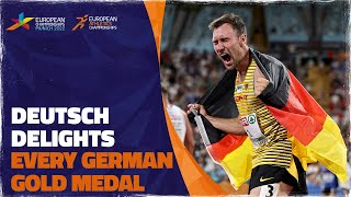 Every Germany Gold Medal  European Athletics Championships  Munich 2022 [upl. by Nugesulo]