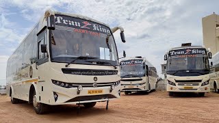 Prakash Vega AC Sleeper Bus TranzKing Travels Ashok Leyland Premium Luxury Bus Interiors amp Exteriors [upl. by Goulden]