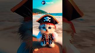 Cat princesses and pirates 😻🐈💗 cats kitten neko beach 猫 kucing 고양이 gatos costume princess [upl. by Ytak]