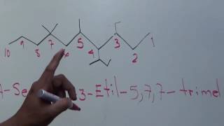 Nomenclatura IUPAC de alcanos [upl. by Whiteley994]