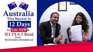 Australia Visa in just 12 Days  For Tafe NSW [upl. by Armelda]