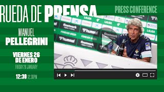 🚨 DIRECTO  Rueda de prensa de Manuel Pellegrini previa al RCDMallorcaRealBetis ⚽💚 [upl. by Blackstock]