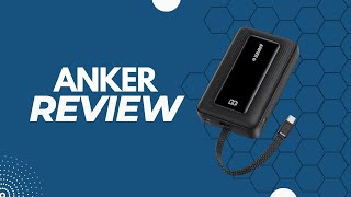 Review Anker Zolo Power Bank 20000mAh 30W HighSpeed Portable Charger with Builtin USBC Cable [upl. by Doris202]