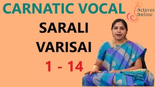 Sarali Varisai  1  14 All three speeds [upl. by Yesdnil]