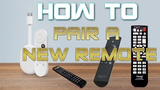 Chromecast w Google TV Buying a Replacement Remote and Pairing Any Remote with your CCWGT [upl. by Aros]