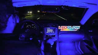 LEDGlows Blue Expandable SMD LED Interior Kit [upl. by Neddie]