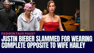 Justin Bieber Slammed For Wearing Complete Opposite To Wife Hailey [upl. by Enehs]