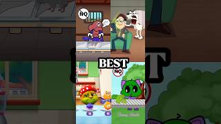 Tom Favorite Meal Animation meme 16kmemes shorts mytalkingtom2 animation [upl. by Egiarc]