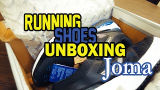 Unboxing The Joma Hispalis Black Gold Running Shoe [upl. by Repmek]