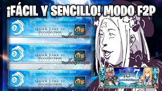 ¡RECOLLECTION QUEST LB5 OLYMPUS ¿CÓMO COMPLETARLAS MODO F2P  FATE GRAND ORDER [upl. by Gaspard350]