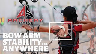 Archery Exercise Build Bow Arm Strength Anywhere [upl. by Hugh]