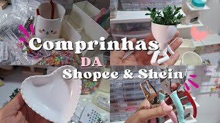 COMPRINHAS DA SHOPEE amp SHEIN comprei muita coisa LINDA😍✨ [upl. by Ylsew64]