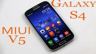 Galaxy S4 I9500  Official MIUI V5 Rom  How to install [upl. by Hartill]