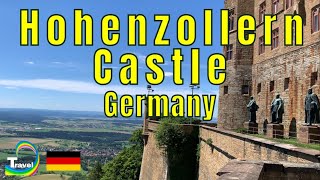 HOHENZOLLERN CASTLE Germany Walking Tour 2nd Most Beautiful Castle in Germany [upl. by Htebsil632]