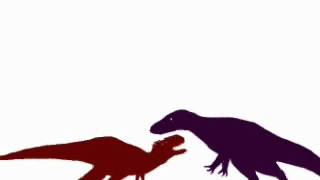 Jurassic World  Rajasaurus vs Suchomimus [upl. by Crespo]