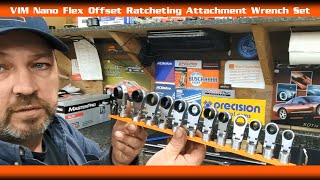 VIM Nano Flex Offset Ratcheting Attachment Wrench Set wednesday autorepair [upl. by Alliber]