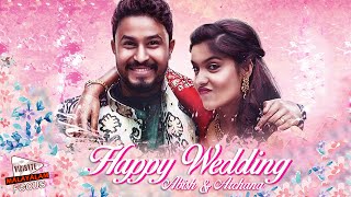 Archana Kavi amp Abish Mathew Enters Wedlock  Malayalam Focus [upl. by Airenahs]