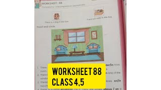 worksheet 88 class 45worksheetclass4class5manishakinraवर्कशीटवर्कबुकworkbookworkbookenglish [upl. by Drews]