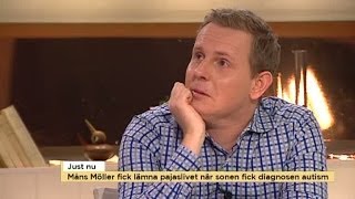 Måns Möller om livet som pappa till ett autistiskt barn  Nyhetsmorgon TV4 [upl. by Assina]