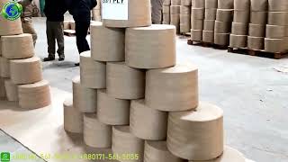 CB CRT quality jute yarn pallet packing check with buyer inside factory of Bangladesh JuteYarn [upl. by Raina]