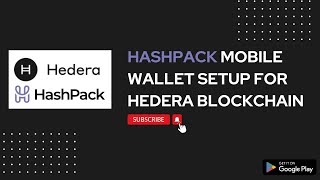 Hashpack Mobile Wallet Setup for Hedera Blockchain [upl. by Crenshaw]