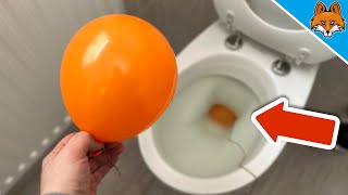 JEDER steckt einen BALLON in die Toilette 💥 DAS ist der Grund 🤯 [upl. by Angell407]