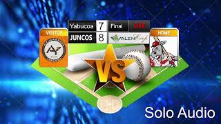 Juego AA  Yabucoa vs Juncos [upl. by Kimon57]