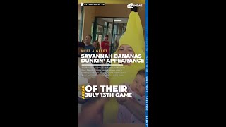 Savannah Bananas treat fans with giveaways [upl. by Ellard]