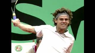 Gustavo Kuerten Roland garros 2002 sur PS2 [upl. by Initof304]