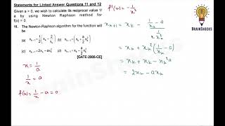 GATE Engg Maths Previous Year  Numerical Solution of Algebraic amp Transcendental Equation  Part 3 [upl. by Krenn]