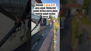 Jasa aspal hotmix 70ribum2 jasa aspal bergaransi pengaspalan video shorts [upl. by Robins]