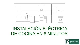 Instalación eléctrica de cocina paso a paso [upl. by Etterual]