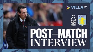 POST MATCH  Unai Emery on Defeat to Forest [upl. by Almira]