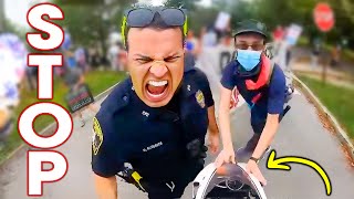 ANGRY amp COOL COPS vs BIKERS  POLICE vs MOTORCYCLE 2023 [upl. by Nady]