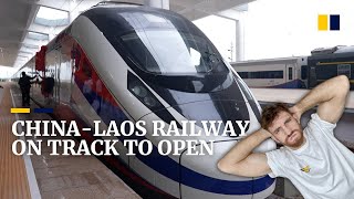 CHEAPEST and FASTEST way to TRAVEL trough LAOS  China Railway HighSpeed Train [upl. by Madelena717]