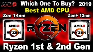 🔥 AMD Ryzen 1st vs 2nd Gen 🔥 Athlon Ryzen 3 5 7 CPU  APU Chipset AM4 🔥 The Best AMD CPU 2019 [upl. by Mozelle373]