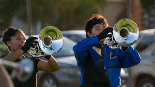 La mirada high school 2024 “Metamorphosis” mellophone cam final run through [upl. by Ocisnarf]