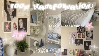 AESTHETIC ROOM TRANSFORMATION part 22 ✦ before and after bathroom makeover aesthetic decor [upl. by Adnaval886]