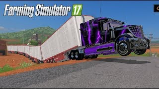 Tren de Carretera  A vender Cerdos  Farming Simulator 17  DLC Platinum Expansion [upl. by Elesig]