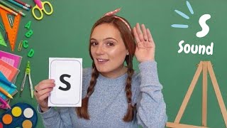 s Sound  Phonics for Kids  s Words amp Blending Practice  Learn to Read with a British Teacher [upl. by Noyar]