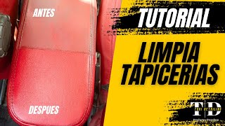 TUTORIAL LIMPIA TAPICERIAS y NUTRIENTE TOKI DETAILING  PASO a PASO Cómo Limpiar Tapicerías de Coche [upl. by Daiz]