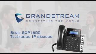 Telefonía IP Uso de Teléfonos Grandstream GXP1600 1610 1615 [upl. by Davida]