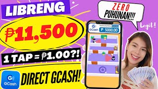 KUMITA NG ₱11500 SA GCASH APP 😱 1 TAP  ₱100 PINAKA LEGIT FREE EARNING APP SA GCASH [upl. by Ailadgim]